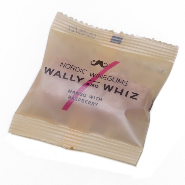 Wally And Whiz - Mango Med Hindbær Vingummi - Flowpack